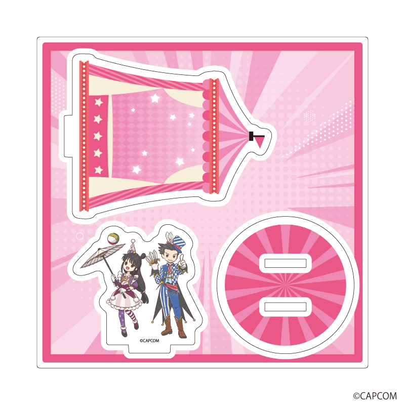 逆転裁判シリーズ_アクリルスタンドプレート01/成歩堂 龍一&綾里 真宵