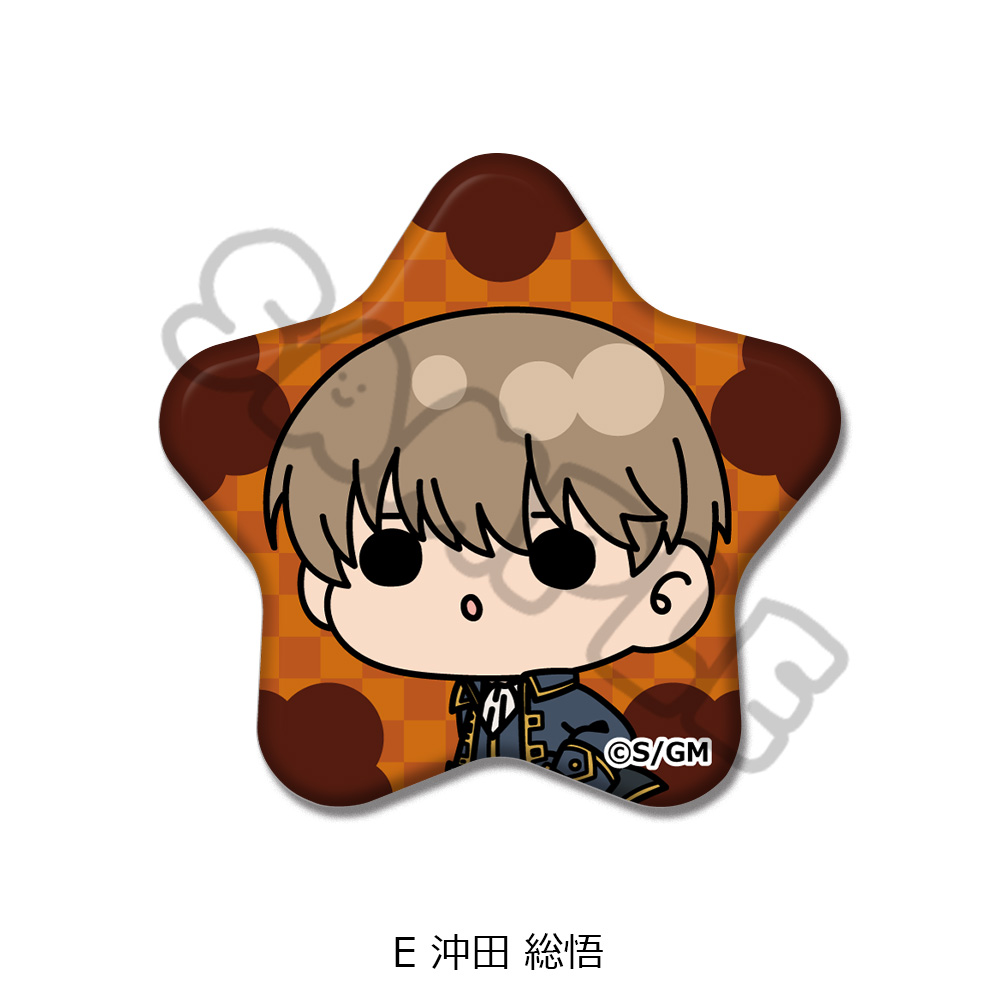 新劇場版 銀魂 -吉原大炎上-_星型缶バッジ mochochoシリーズ E 沖田総