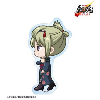 銀魂．_描き下ろし 沖田総悟 ステッカー 屋台食べ歩きVer. | 公式