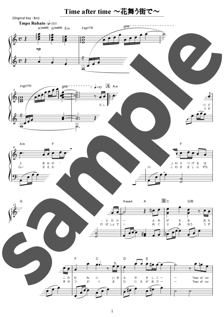 ピアノ楽譜】only my railgun / fripSide（ソロ / 初級）