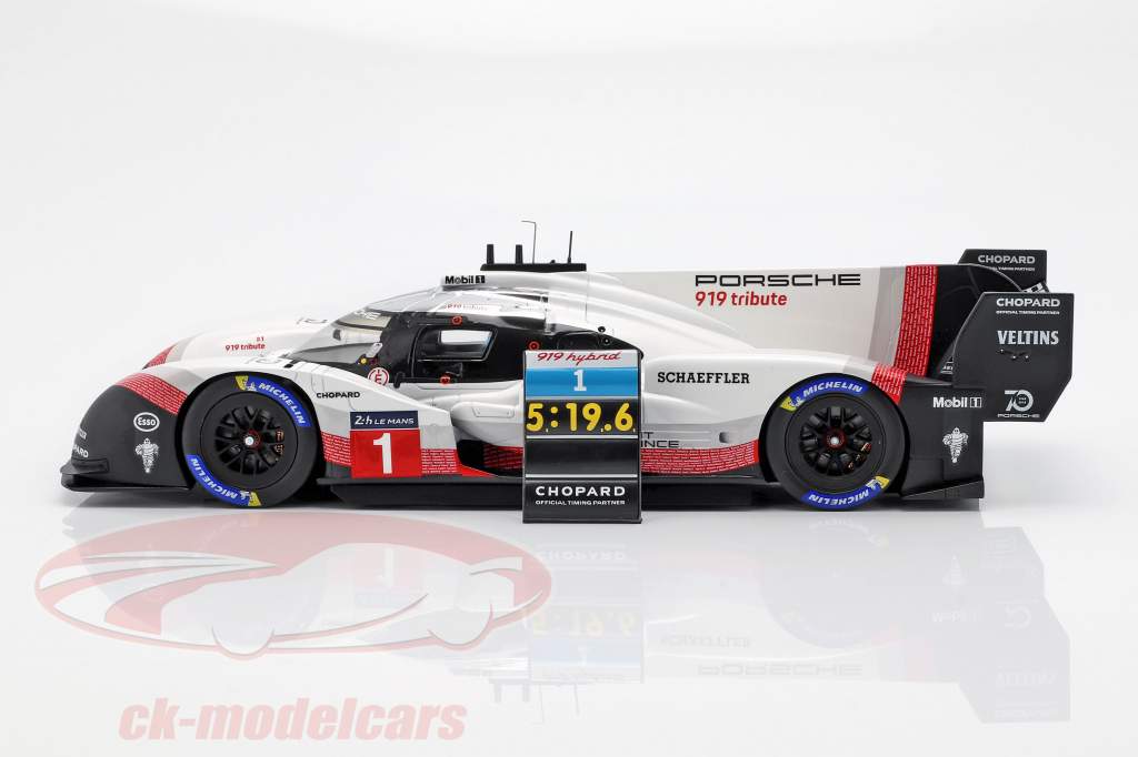 Porsche 919 Tribute from Spark: The record car now in 1:18