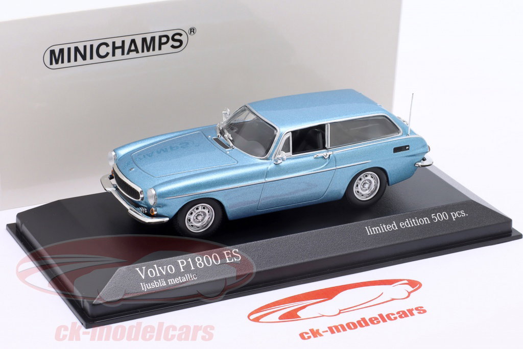 Minichamps 1:43 Volvo P1800 ES year 1971 ice blue metallic