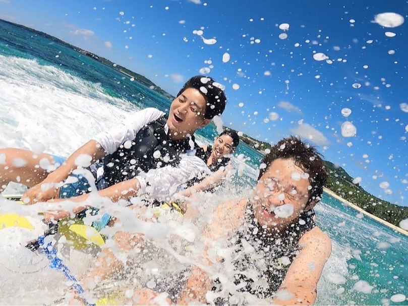 3種類のマリンスポーツ・海の楽しいを全て体験・バナナボート