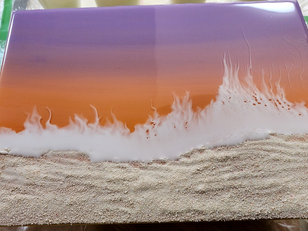 福岡県 福岡市】SNSで話題の海のアート体験 A5サイズ【レジンアート