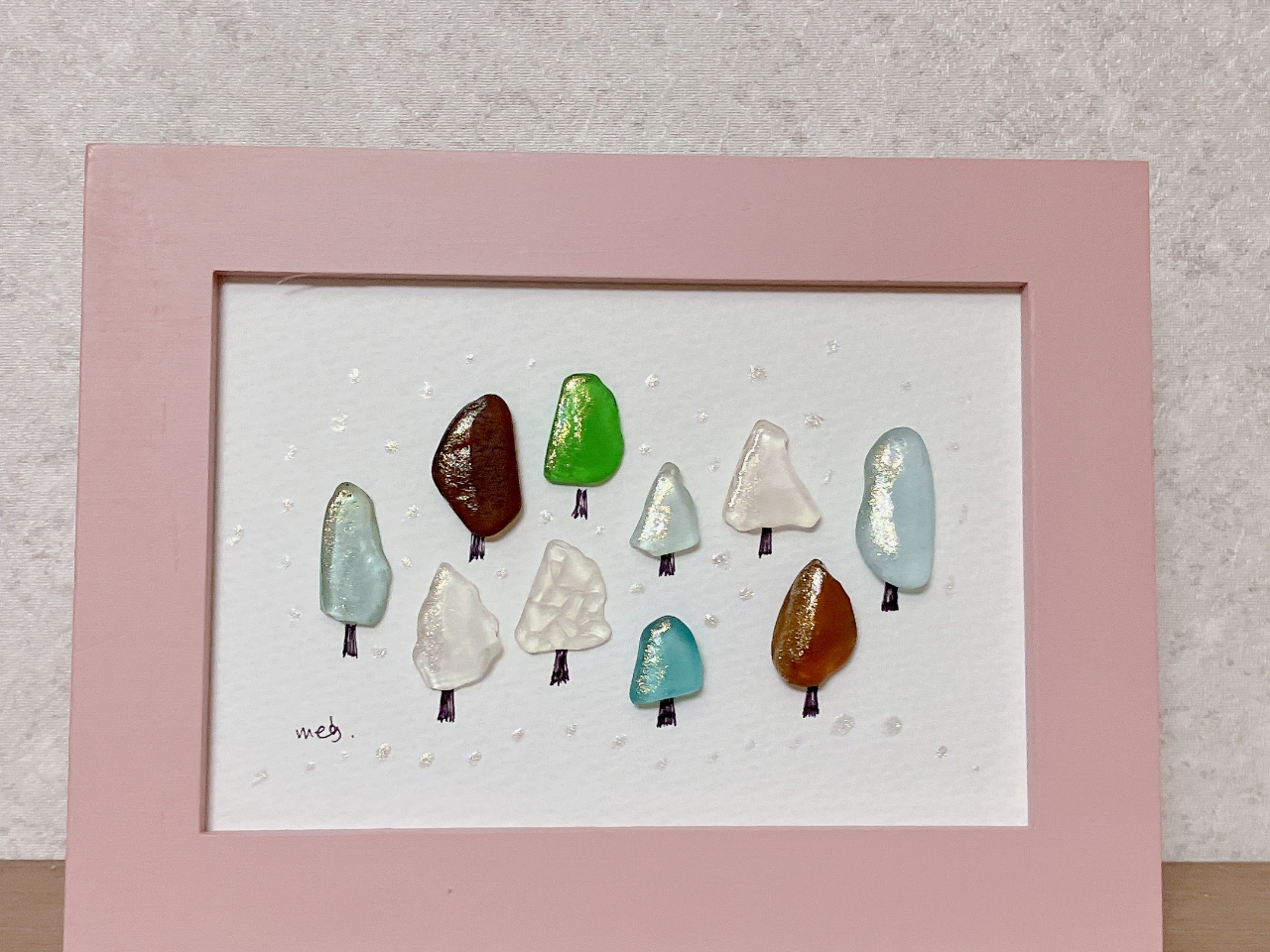 ☆【壱岐/シーグラス】～シーグラスアート体験～シーグラス、貝殻など