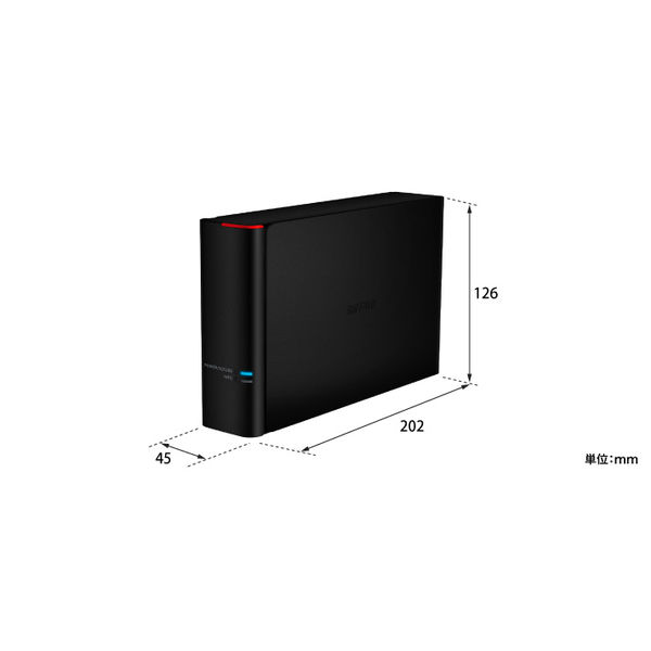 バッファロー 外付けHDD 6TB 法人向け 1ドライブモデル HD-SH6TU3 1台