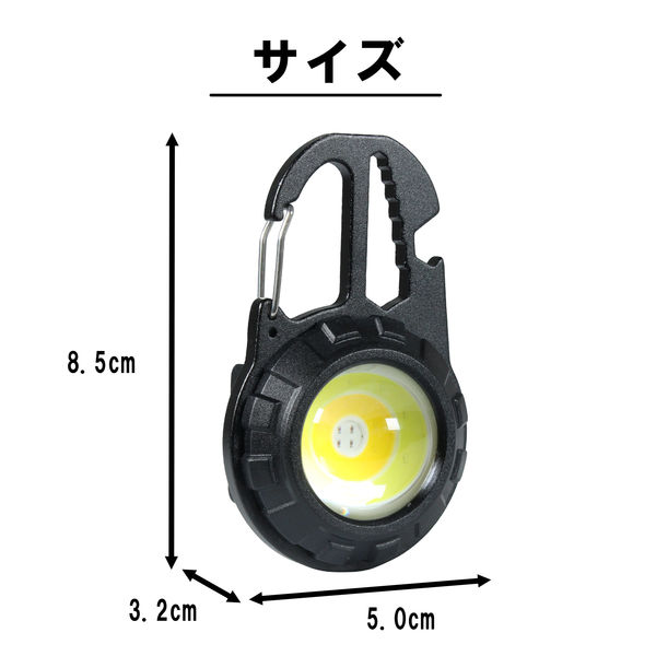 ビックマン LEDミニミニポケットライト 充電式 縦丸 BPLM-05 1個（直送