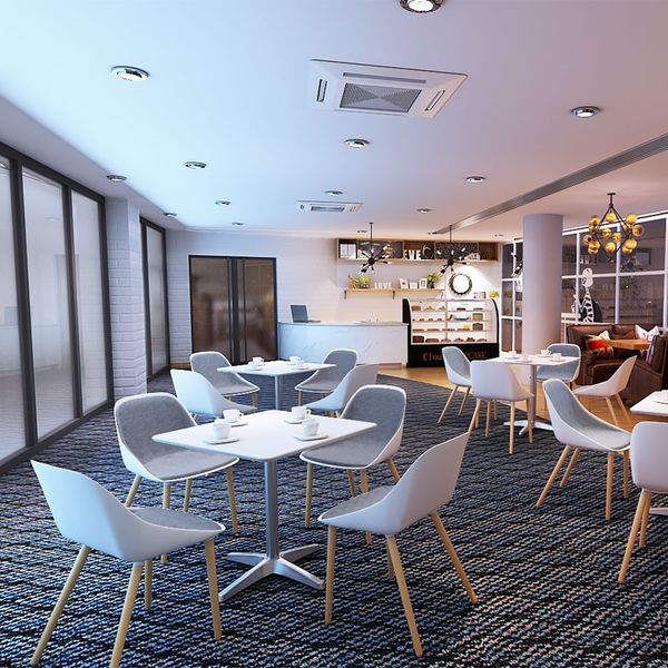 軒先渡し】Y2K AKIRA カフェテーブル アルミX脚 角天板 幅750×奥行750