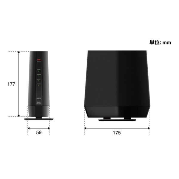 バッファロー 無線LAN親機 Wi-Fi 6 11ax対応 Wi-Fiルーター 4803+