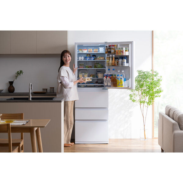 アイリスオーヤマ 冷凍冷蔵庫 371L IRSN-37A-W ホワイト 1台（直送品