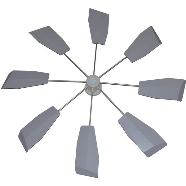 潮 ハイブリッドファン FA1 シルバーホワイト HBF-FA1-S/W 1個（直送品