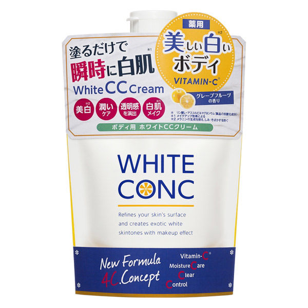 薬用ホワイトコンク ホワイトニングCCクリーム ボディ用 200g マーナー