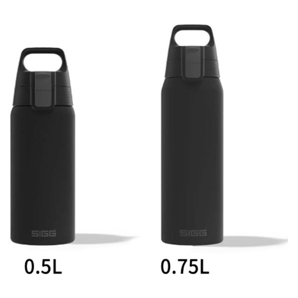 SIGG(シグ) 水筒・ボトル シールドサーモ 0.75L ブラック 50438 1個