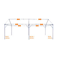 ogawa（オガワ） 集会用テント ニュークイックフレーム H4号 白 屋根幕