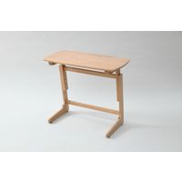 山善 YAMAZEN 高さを変えられる小机 幅750×奥行435×高さ650mm キウイ