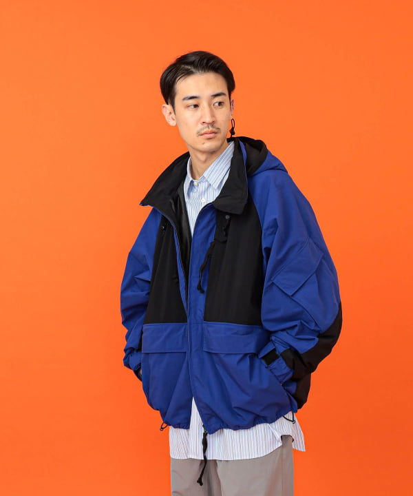 BEAMS（ビームス）2トーン ナイロン テック ジャケット（ブルゾン