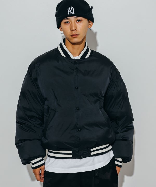 BEAMS（ビームス）ダウン バーシティジャケット（ブルゾン ダウン