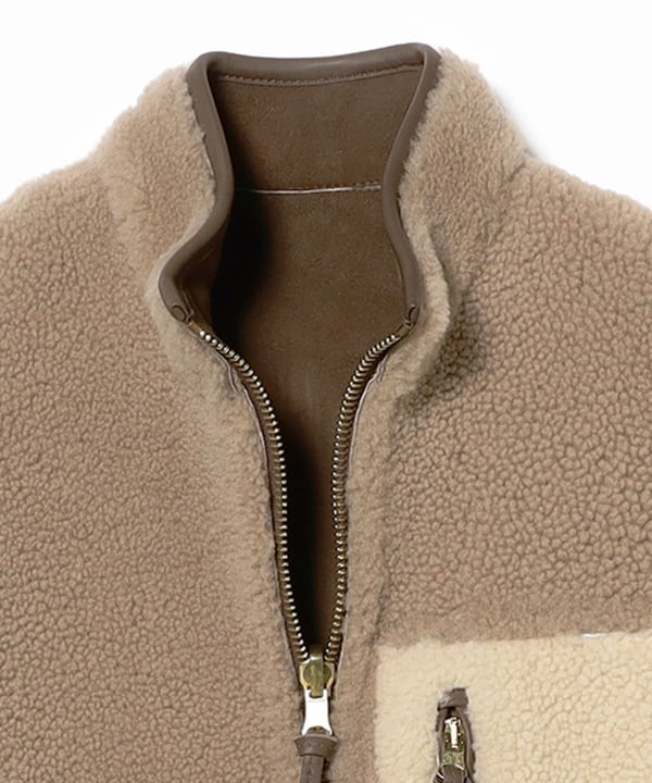 BEAMS F（ビームスF）【別注】CINQUANTA / ムートン リバーシブル