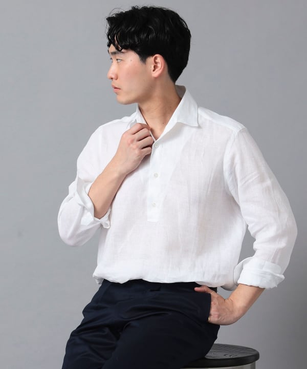 BEAMS F（ビームスF）【別注】Maria Santangelo / POLOJP リネン プル