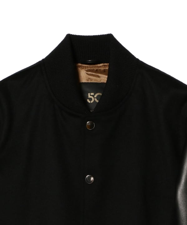 BEAMS F（ビームスF）【別注】CINQUANTA / コンビレザー スタジャン