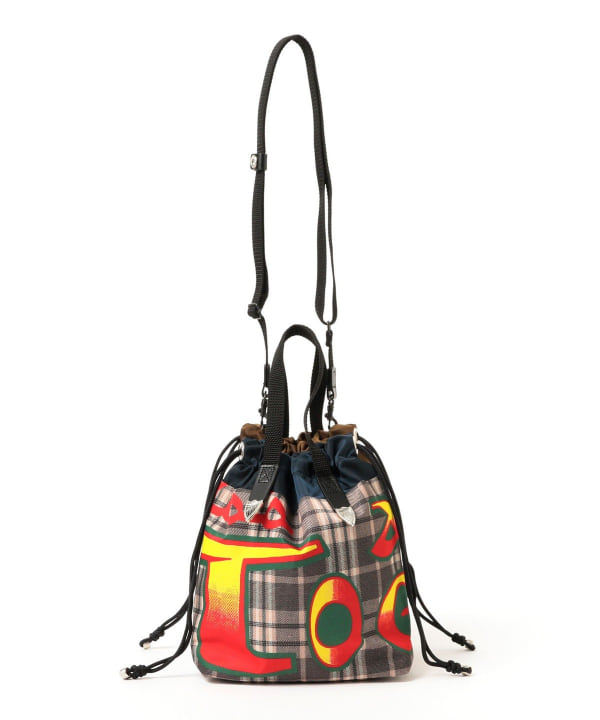 Ray BEAMS（レイ ビームス）TOGA TOO / PRINT DRAWSTRING BAG（バッグ