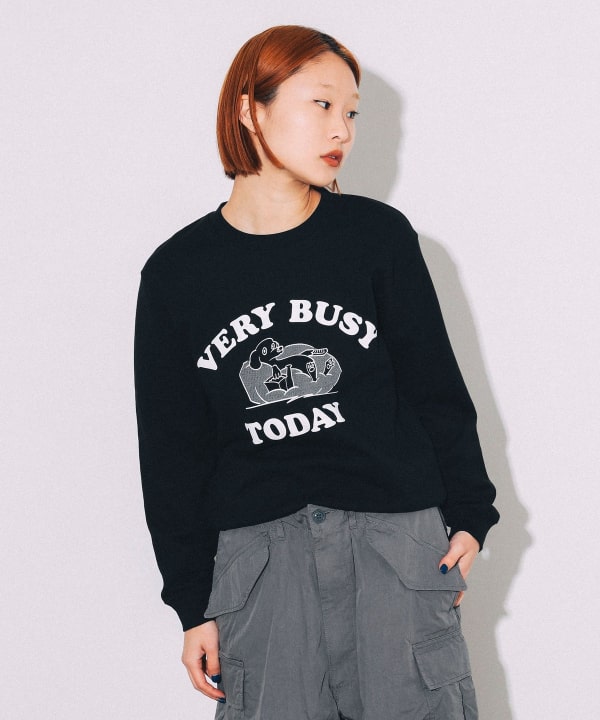 BEAMS（ビームス）Very Busy Today Crewneck Sweat（トップス