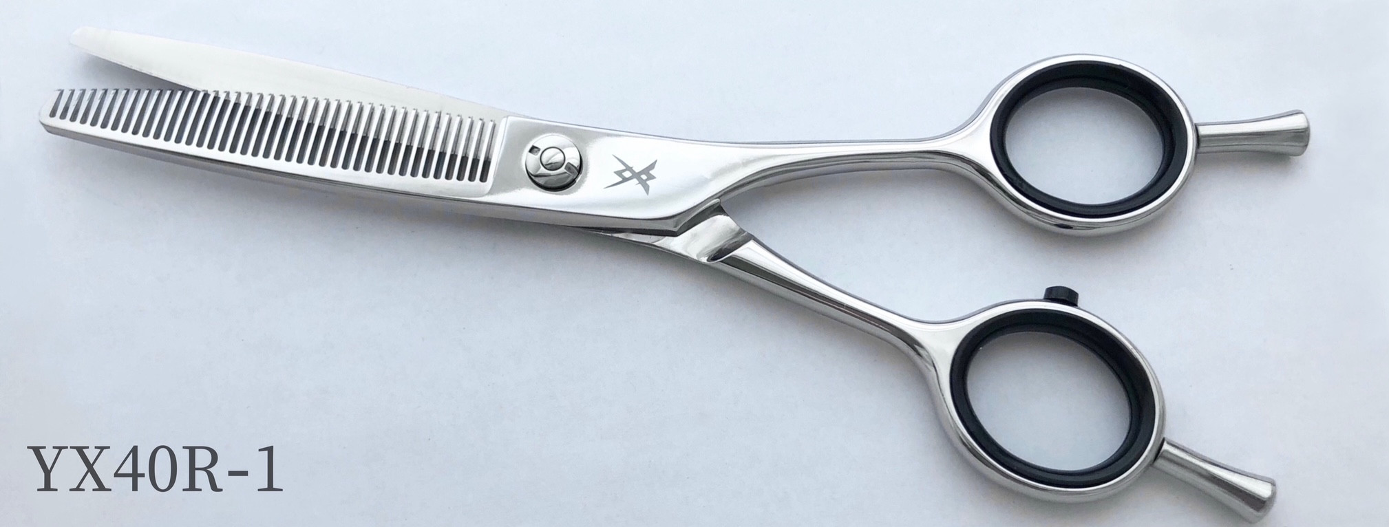 T-37 日本製 セニングシザー 美品】光シザー T-37 セニング 6インチ メガネハンドル 38目U溝 約25