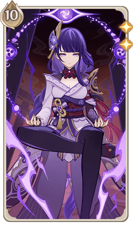 原神】雷電将軍（カード）の入手方法と効果【七聖召喚】 - 原神(げん