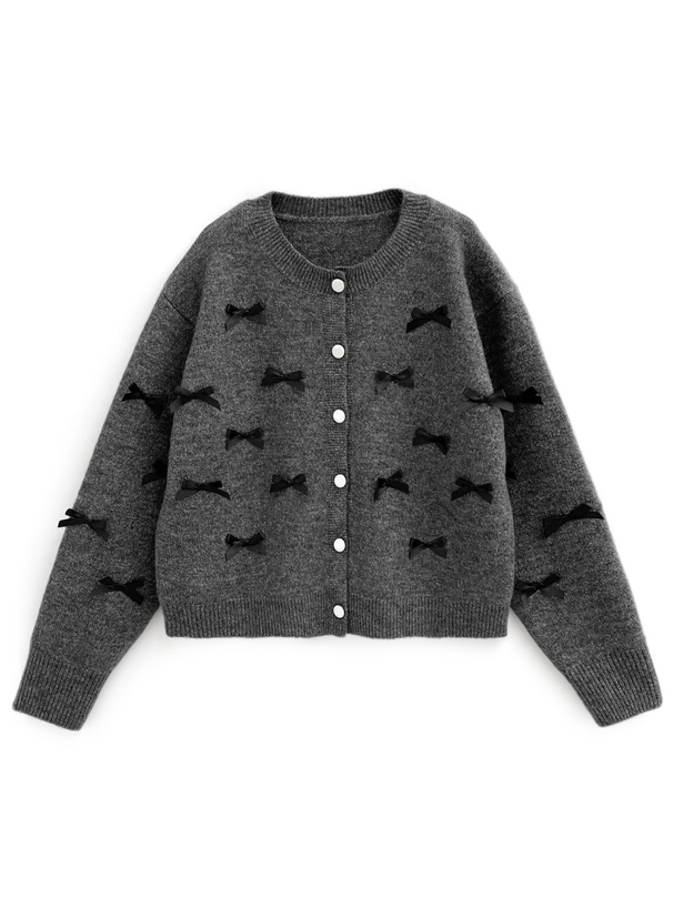 リボンニットカーディガン[cu476] | レディースファッション通販の