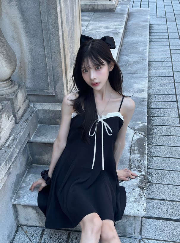 リボンフリルキャミソールワンピース[an1796] | レディース