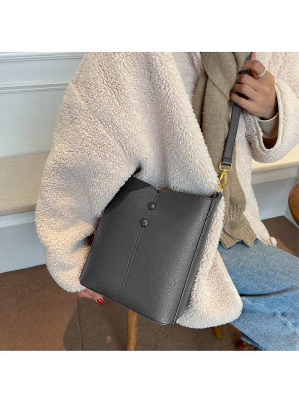 2Wayポーチ付きスクエアレザーショルダーバッグ[at1714] | レディース