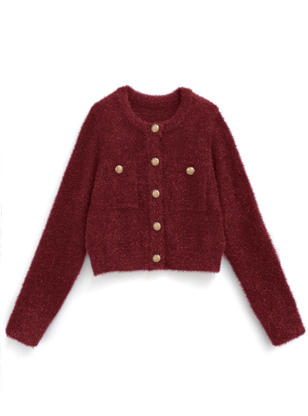 ラメフェザーカーディガン[kz618] | レディースファッション通販の