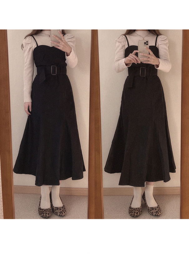 パワショルハイネックリブニットトップス[rut377] | レディース