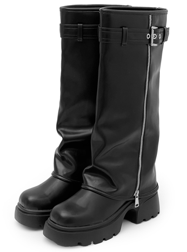 エンジニアレザーロングブーツ[zr1230] | レディースファッション通販