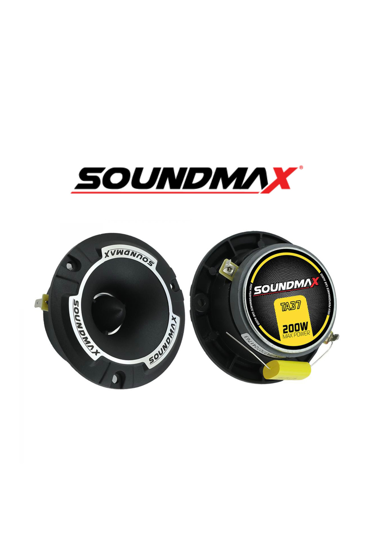 Soundmax Sx-ta37 Çifti 400wat-200w Rms 10 cm Dome Tweeter Tiz yeni