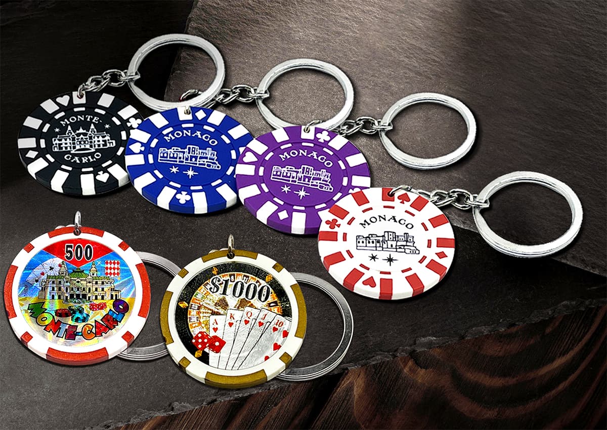 ポーカーチップキーホルダー 新商品発売！ - デューク