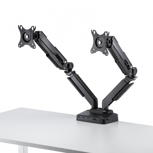 モニターアーム（2画面・デュアル・4K・HDMI対応・タイプC・ガス圧式