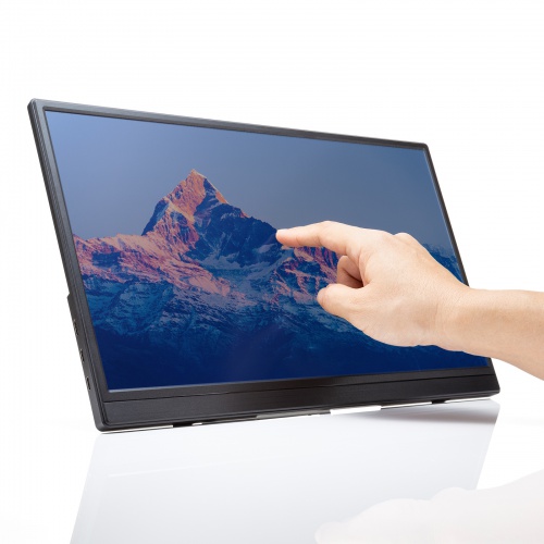 モバイルモニター／15.6インチ／タッチパネル／Type-C接続
