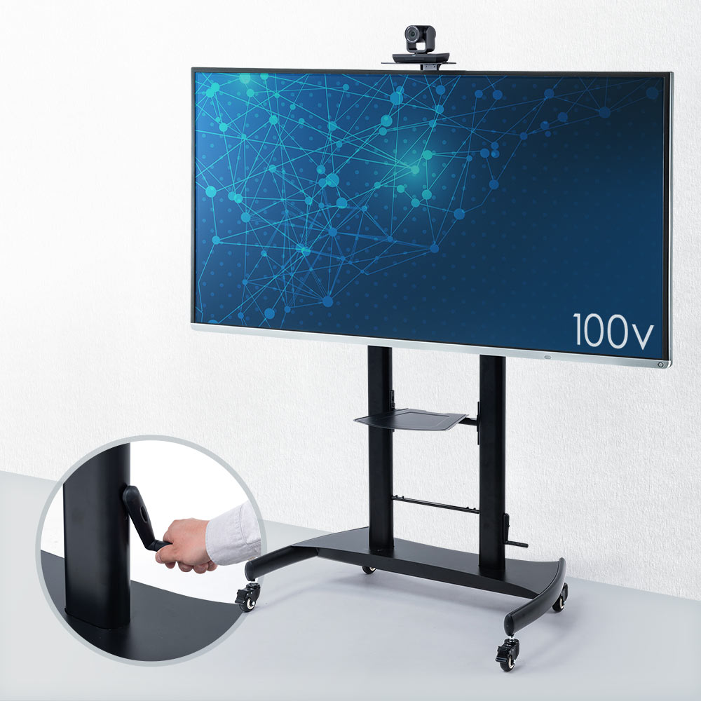 テレビスタンド｜キャスター・高さ調整・大型・100/75/65インチ対応