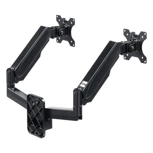 モニターアーム（デュアル・2画面・壁設置・ガス圧式・32インチ対応