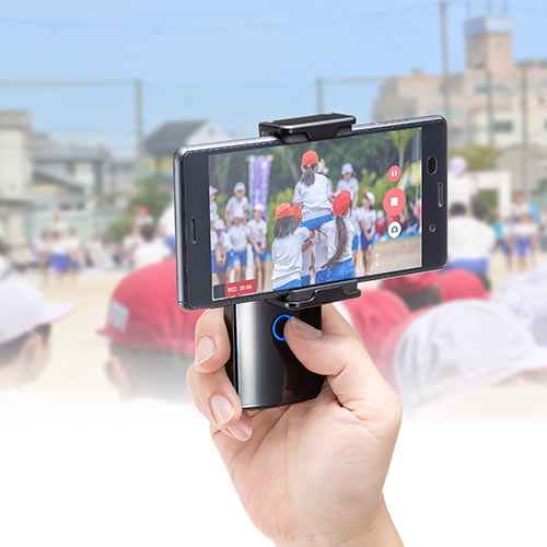 iPhone・スマホ用スタビライザー（1軸電子制御・水平・手ブレ防止
