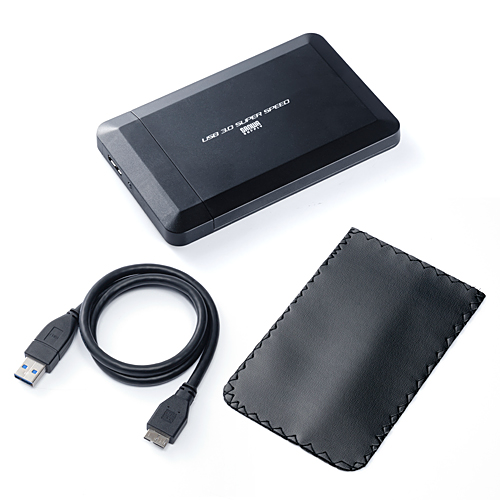 2.5インチHDDケース（USB3.0対応・SATA接続・バスパワー・SSD対応