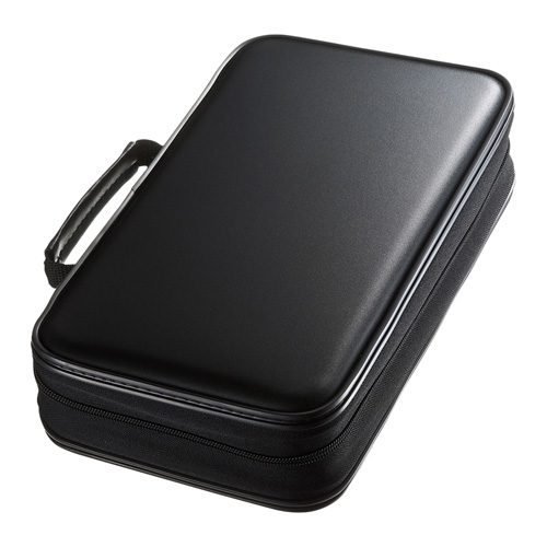 DVD・CDセミハードケース（96枚収納・ブラック） FCD-WL96BK