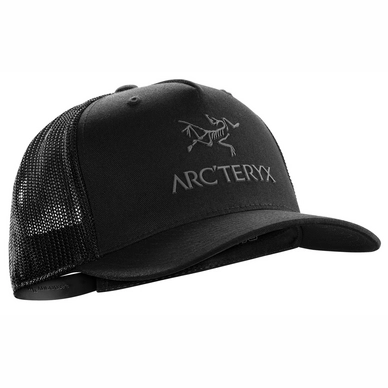 Kappe Arc'teryx Logo Trucker Hat Black | Outdoorsupply.de