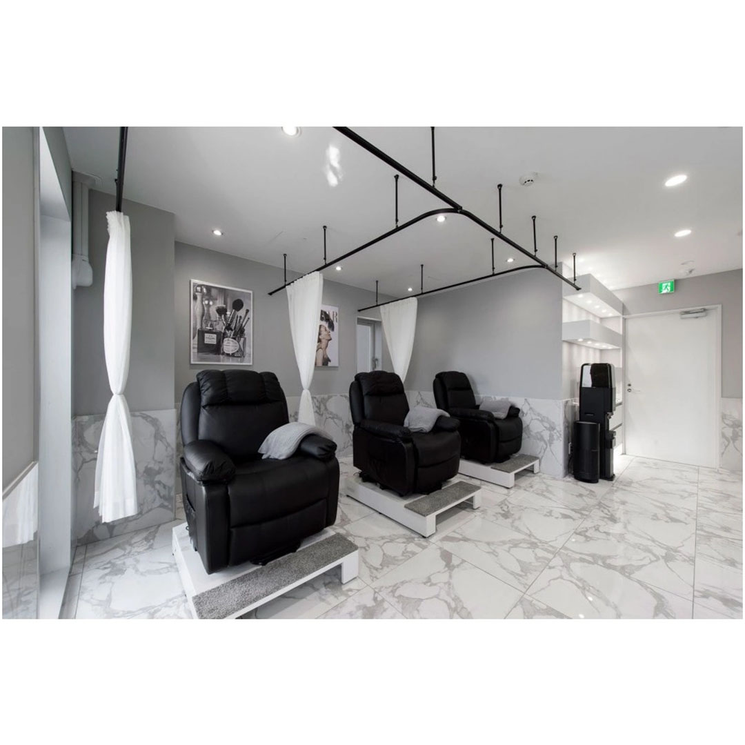 電動ラウンジチェア SHIFFON Jr(ブラック)｜まつげエクステ商材の松風