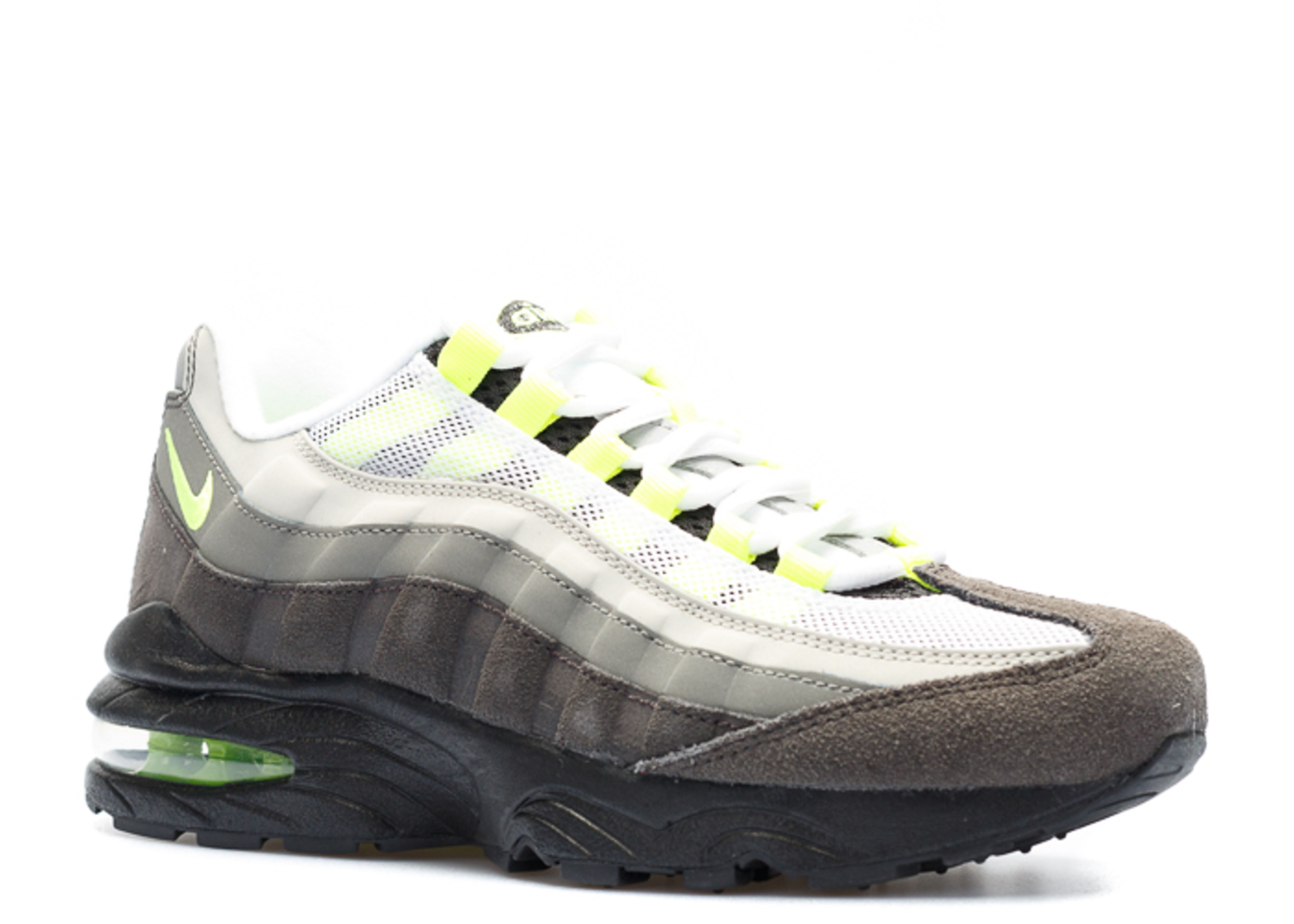 Air Max 95 GS 'Neon' - Nike - 307565 077 - black/volt-medium ash
