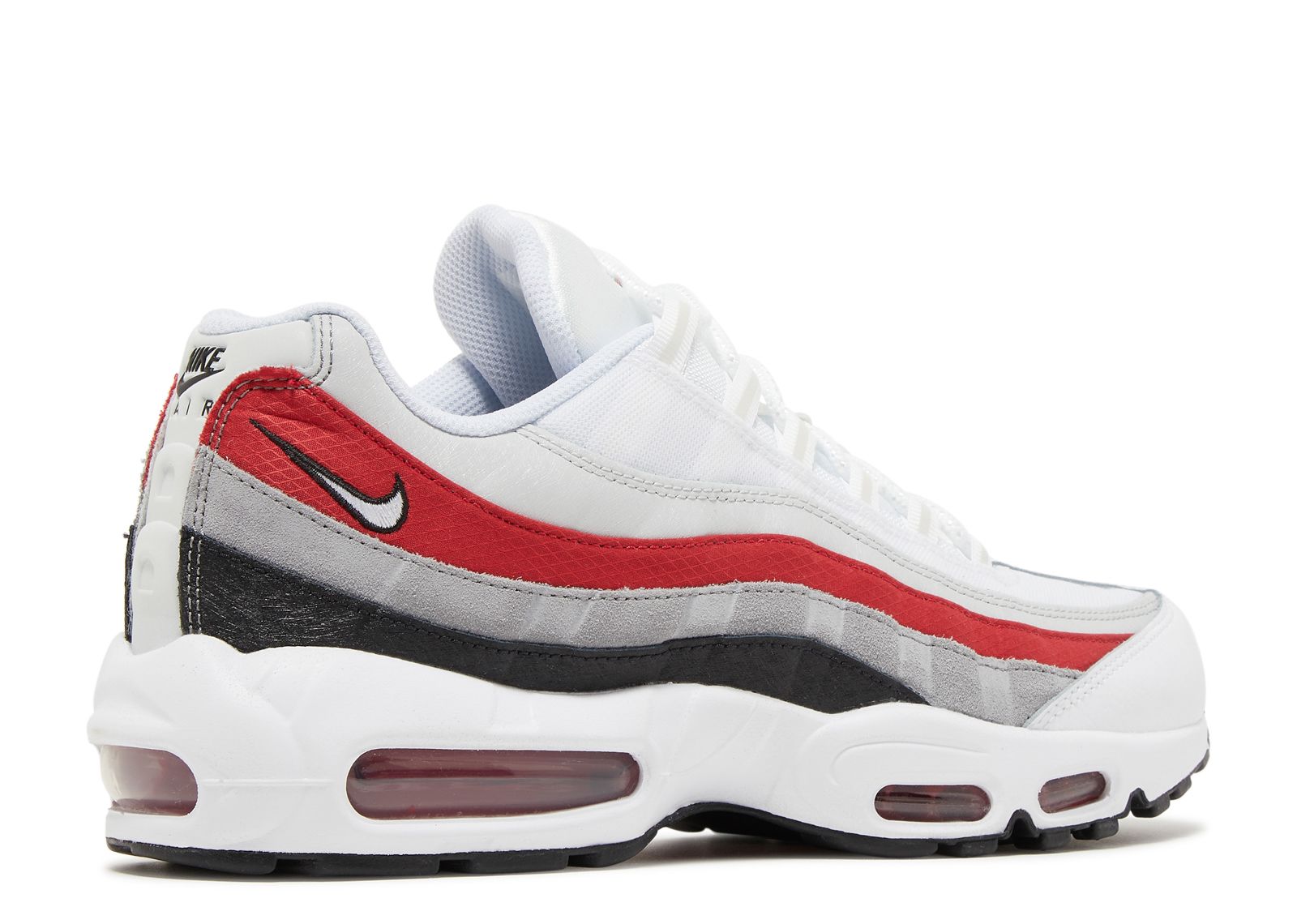 Air Max 95 'White Varsity Red' - Nike - DQ3430 001 - black/varsity