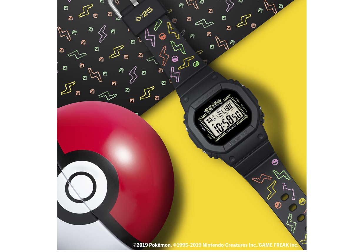 BABY-G×ピカチュウがコラボ！「ポケモン赤・緑」の世界観を時計で再現