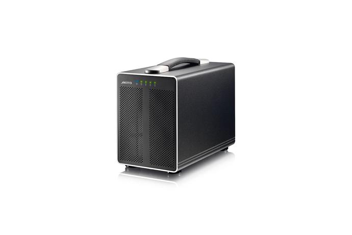 Thunderbolt 2 4-Bay Storage AKiTiO Thunder 2 Quad by 위즈플랫(주