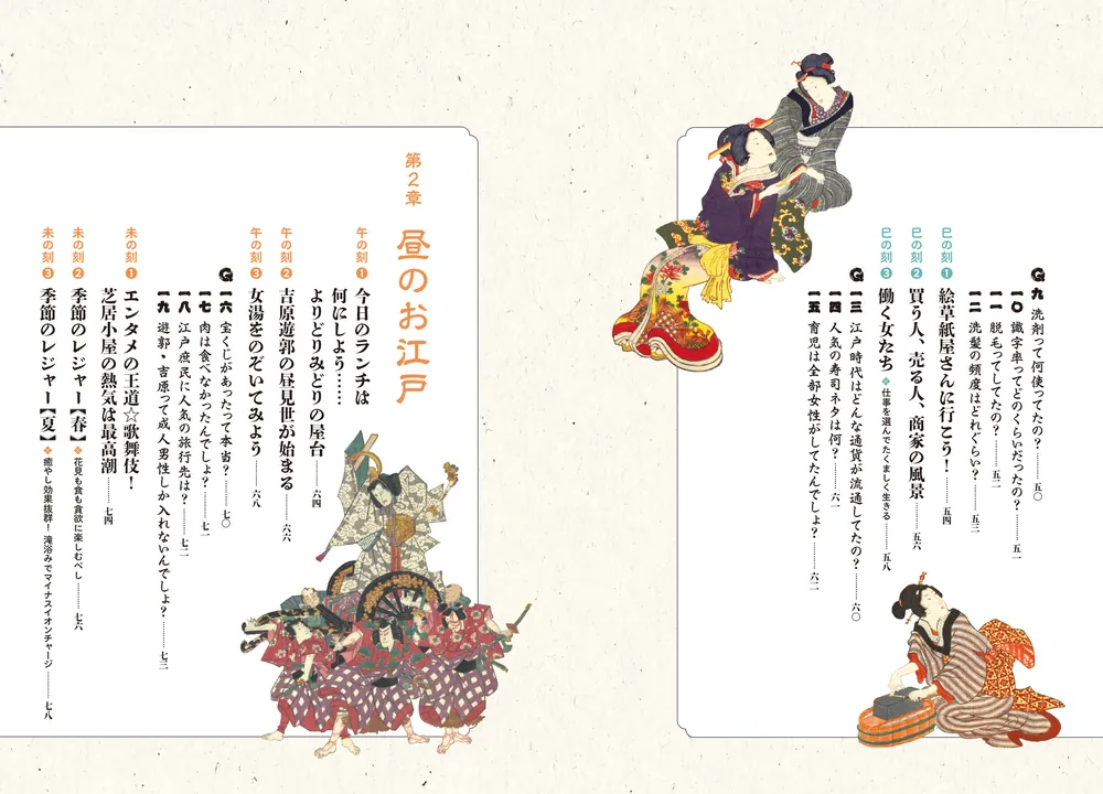 大江戸24時 浮世絵で庶民ライフを物見遊山」堀口茉純 [生活・実用書